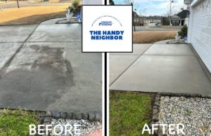 Driveway cleaning in Socastee